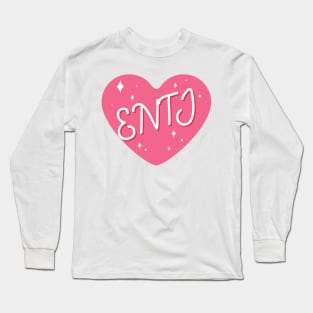 ENTJ personality typography Long Sleeve T-Shirt